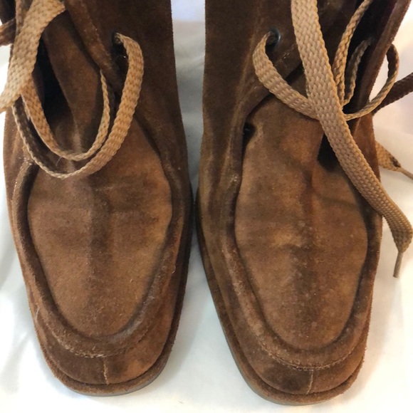 Donna Karan wedge suede booties - Picture 6 of 8